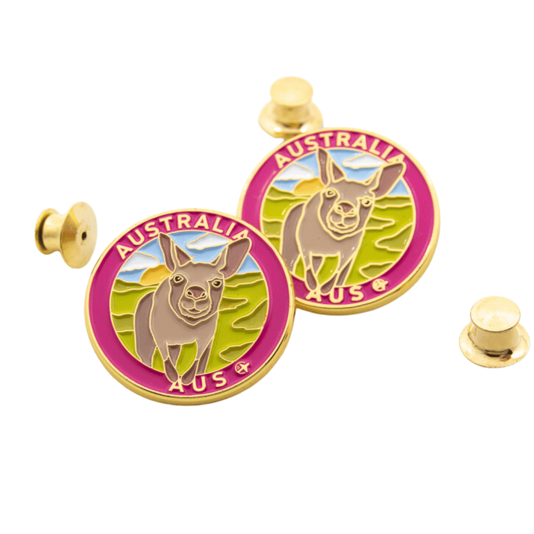 Australia Kangaroo Travel Pin Collection Monda Pins