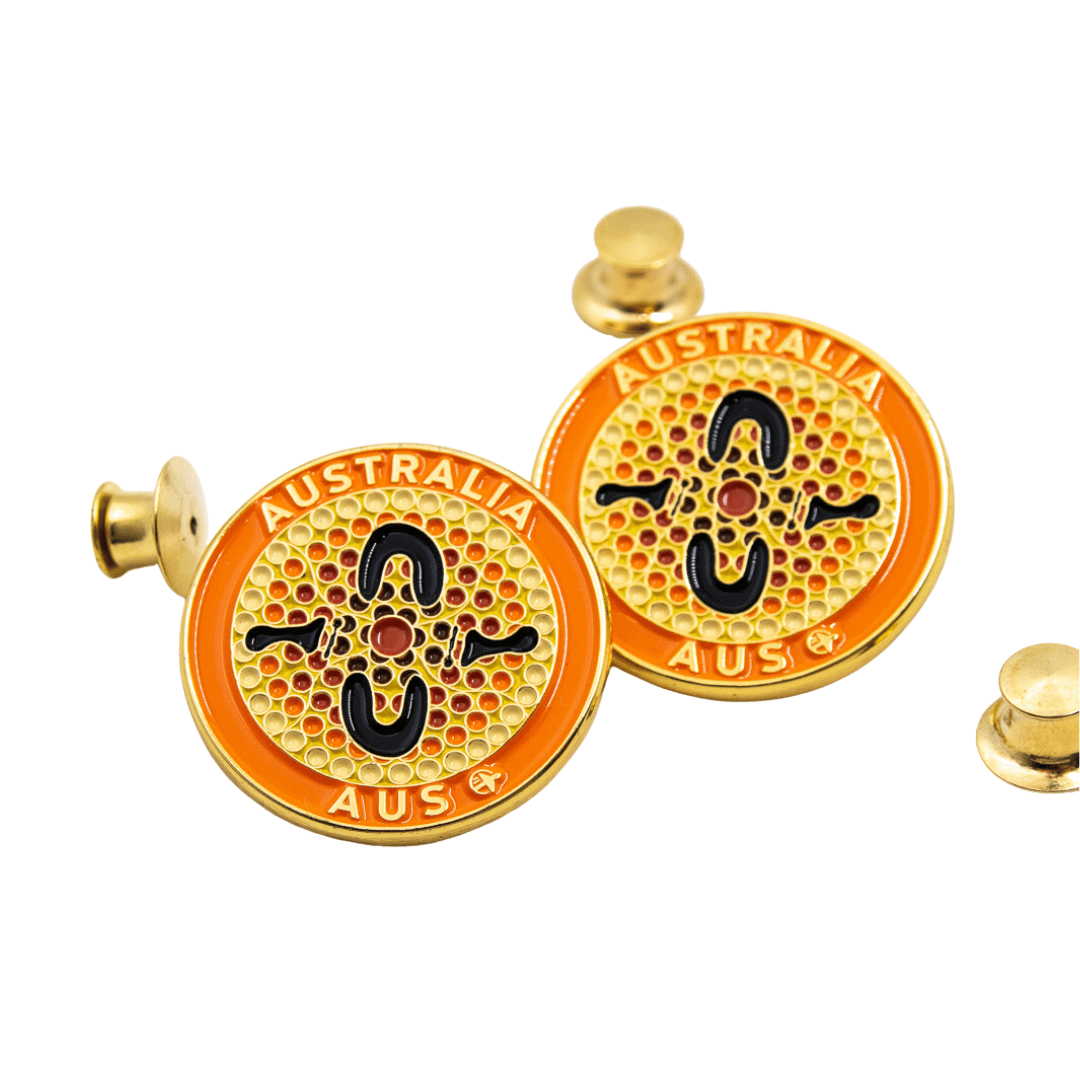 Australia Aboriginal Journey Enamel Pin