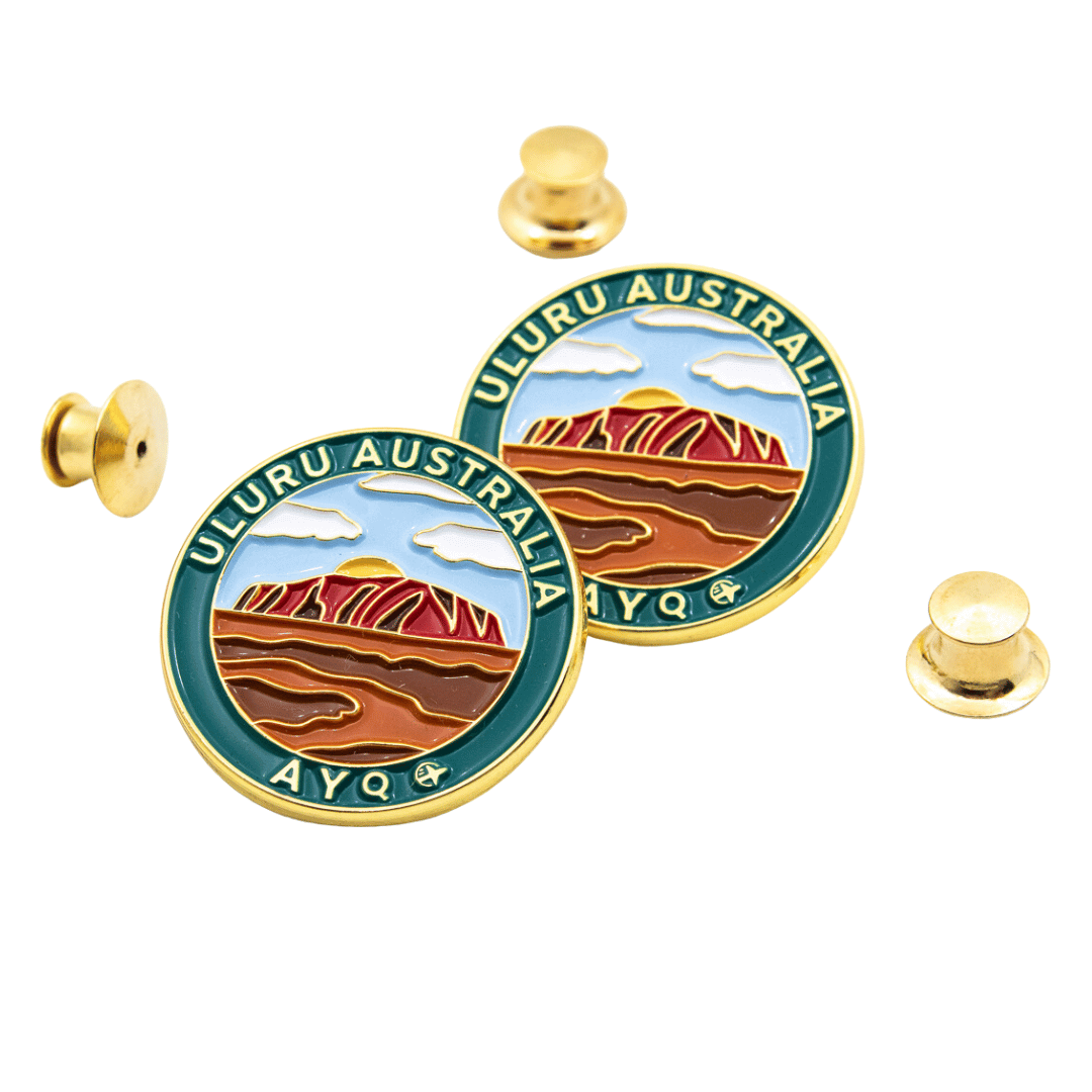 Ayres Rock Uluru Enamel Pin Australia