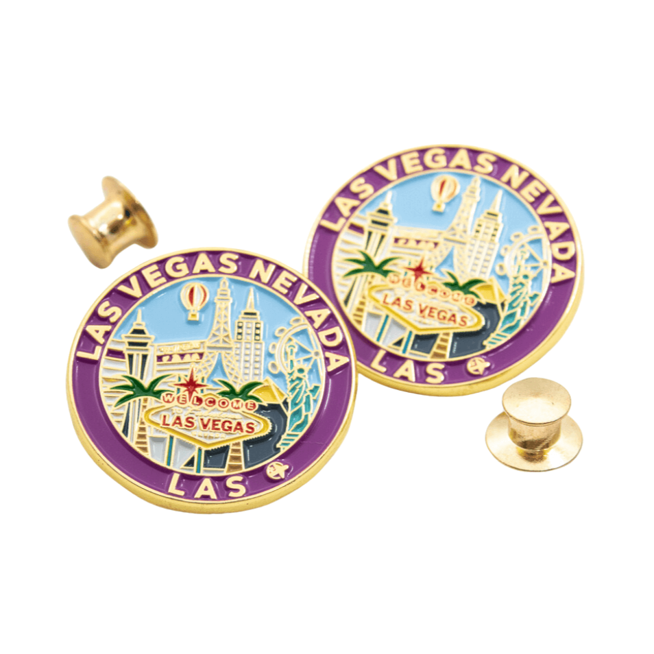 Las Vegas Travel Pin Enamel Pin
