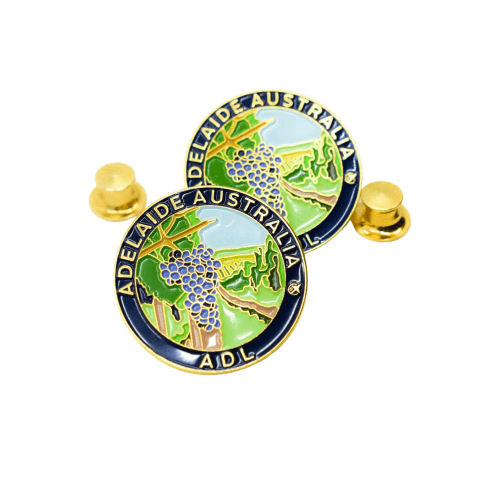 Monda Pins Adelaide Barossa Winery pin 2pk