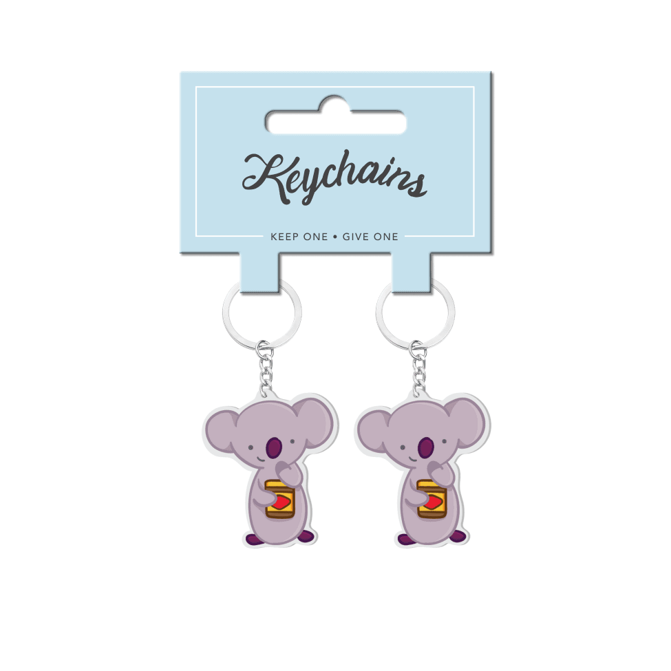 Koala Vegemighty Keychain 2pk