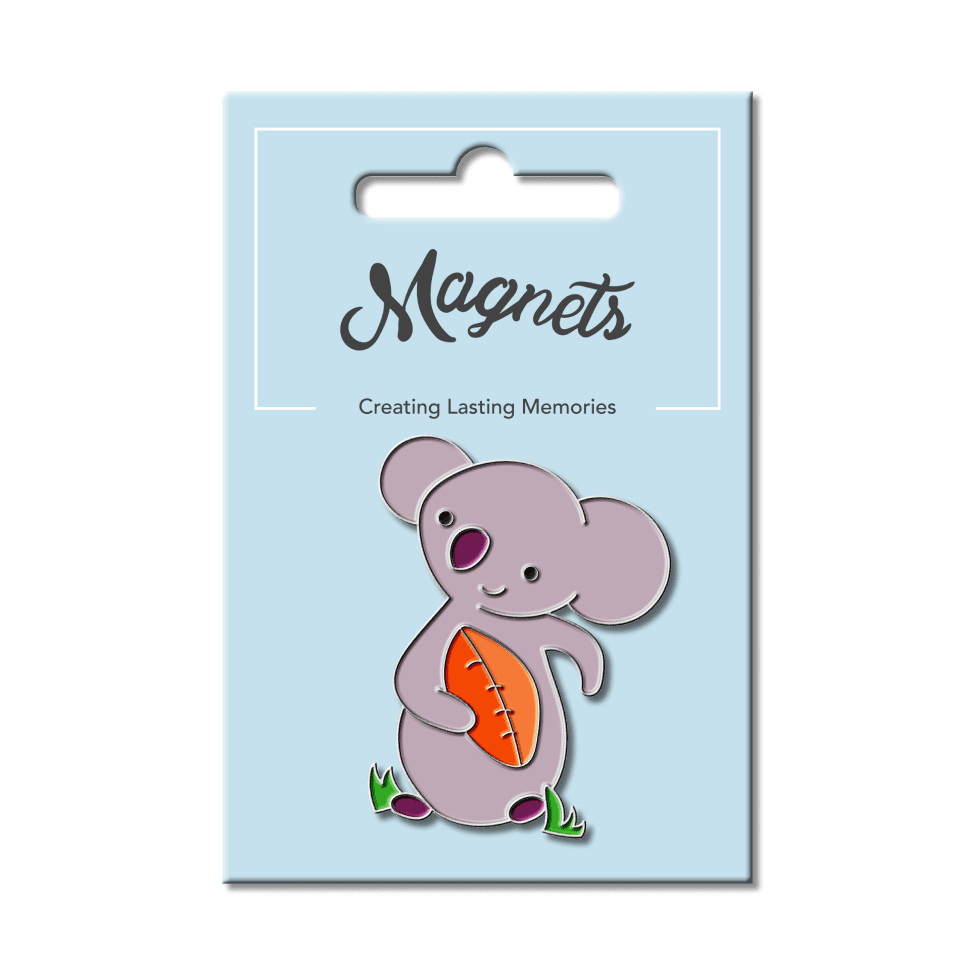 Ozzy Friends Koala Ruck and Roll Koala Rugby Fridge Magnet