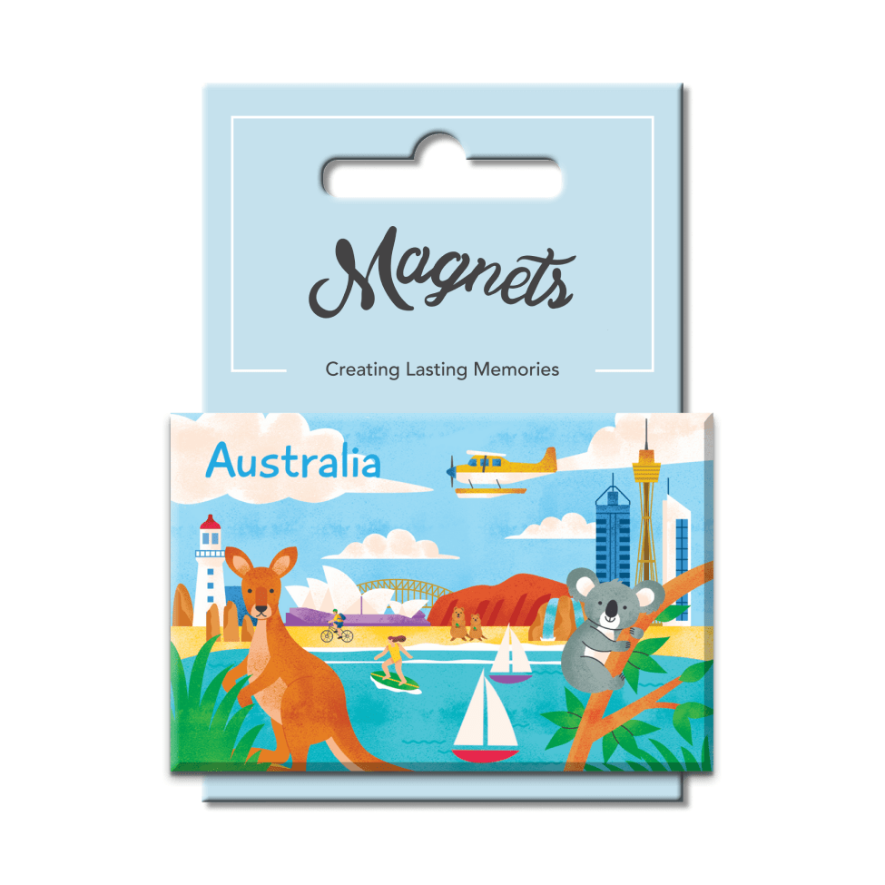 Ozzy Friends Australia Collage Tin Magnet