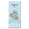 Ozzy Friends Surfing Koala Orange Keychain