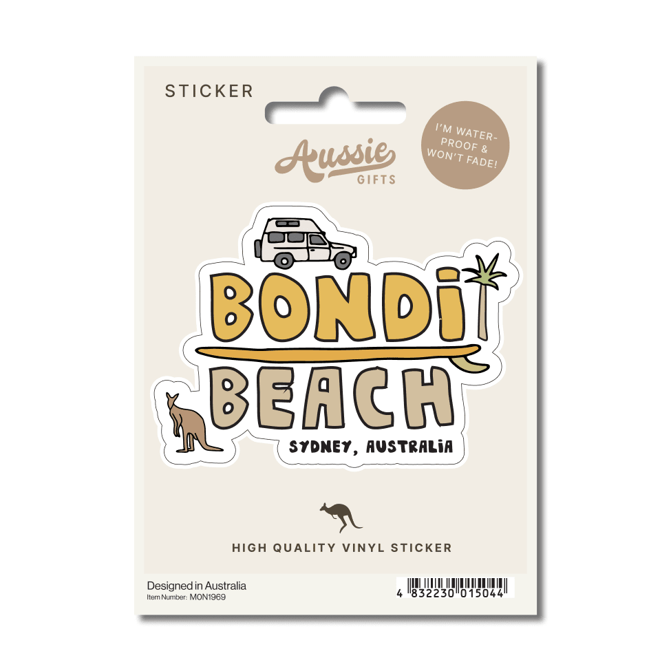 Bondi Beach Icons Large Sticker