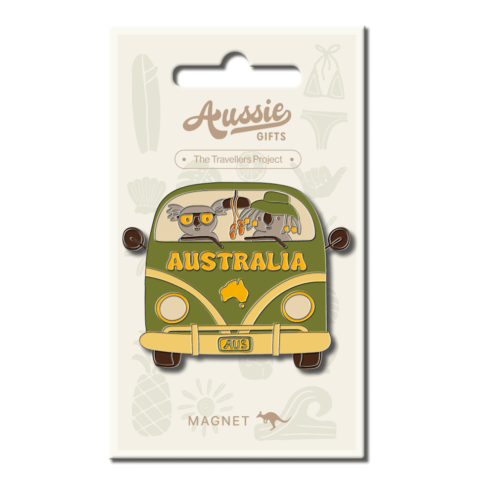 AUS Combi Koalas Grn Emamel Magnet