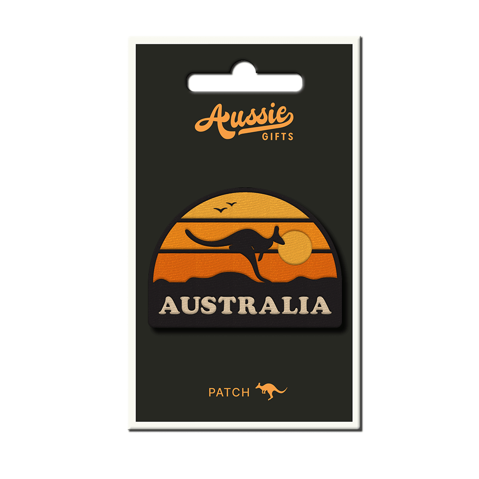 AG AUS Kangaroo Jumping Sunset Patch