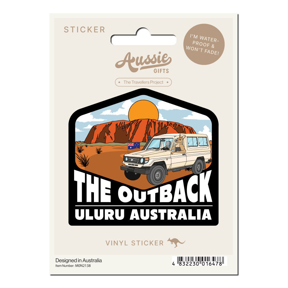 Outback Uluru Adventure Souvenir Sticker