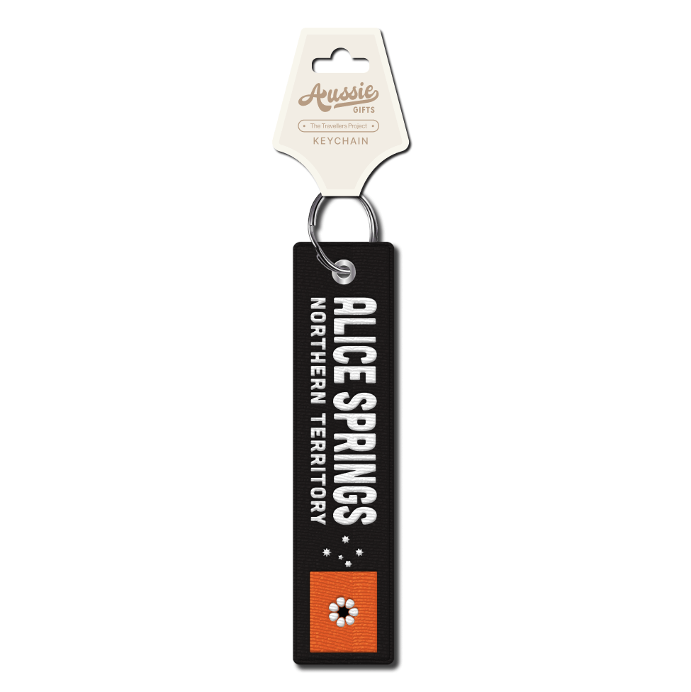Alice Springs Embroidery Souvenir Keychain