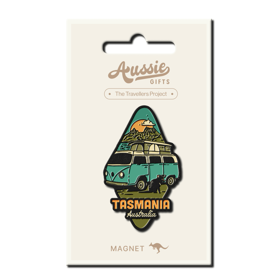 Tasmania Australia Combi Fridge Magnet