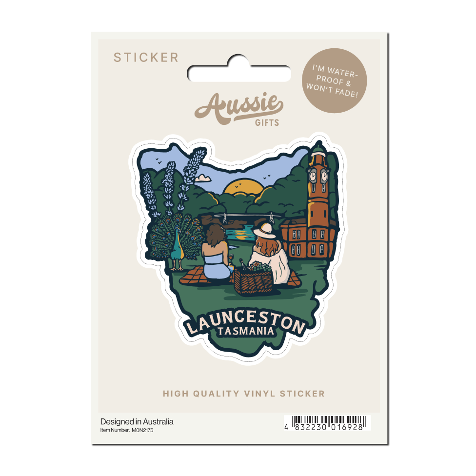 Launceston Australia Picnic at the Gorge Vinyl Sticker
