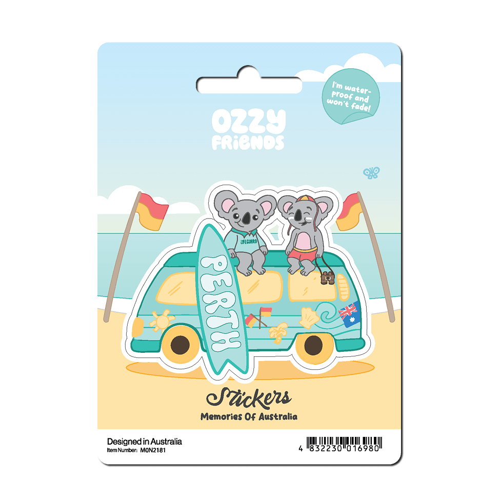 Perth Koala Lifeguards Vinyl Sticker