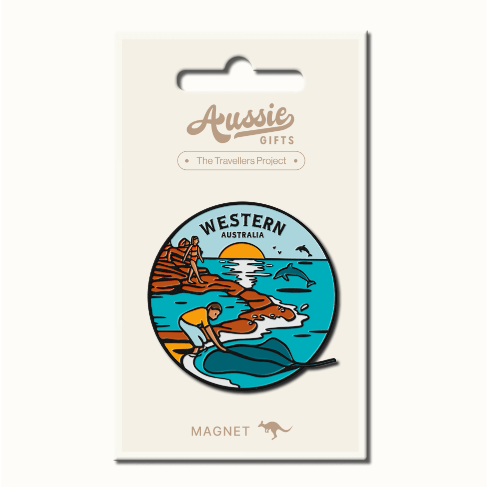 Western Australia Stingray Rockpool Fridge Magnet