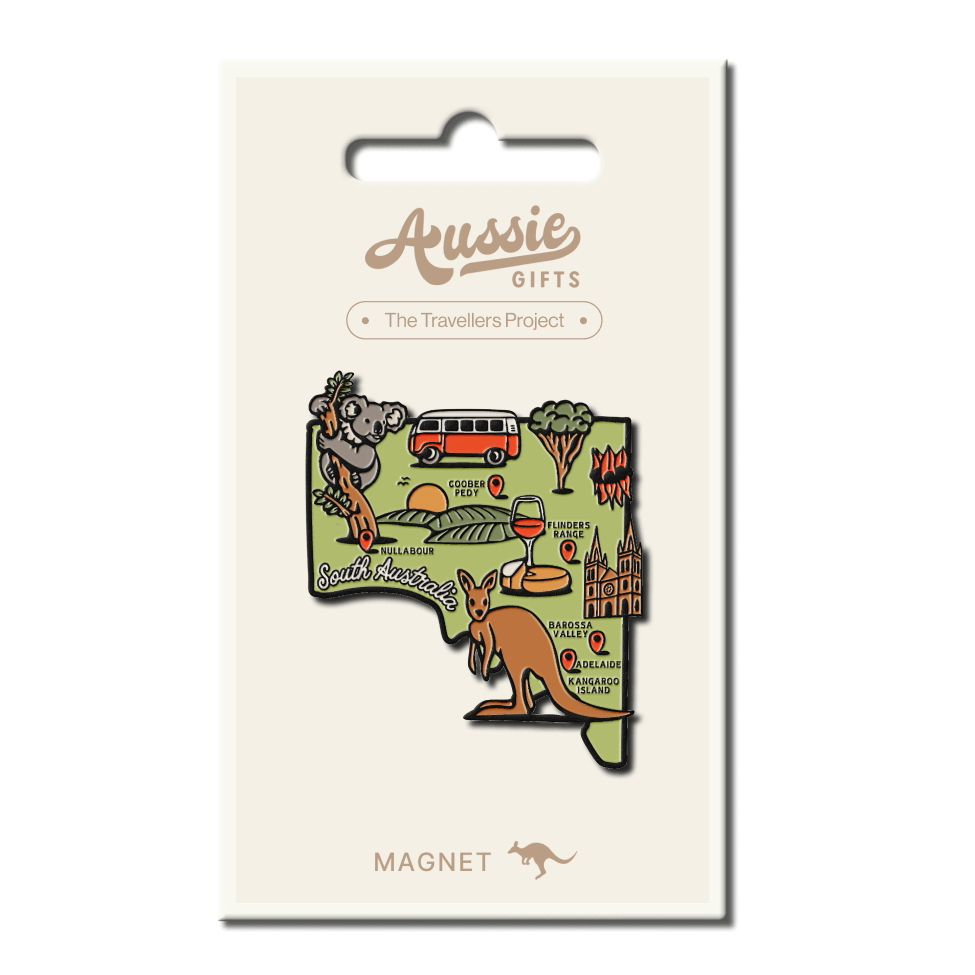 South Australia Map Fridge Magnet