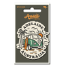 Adelaide Turquoise Combi Sticker