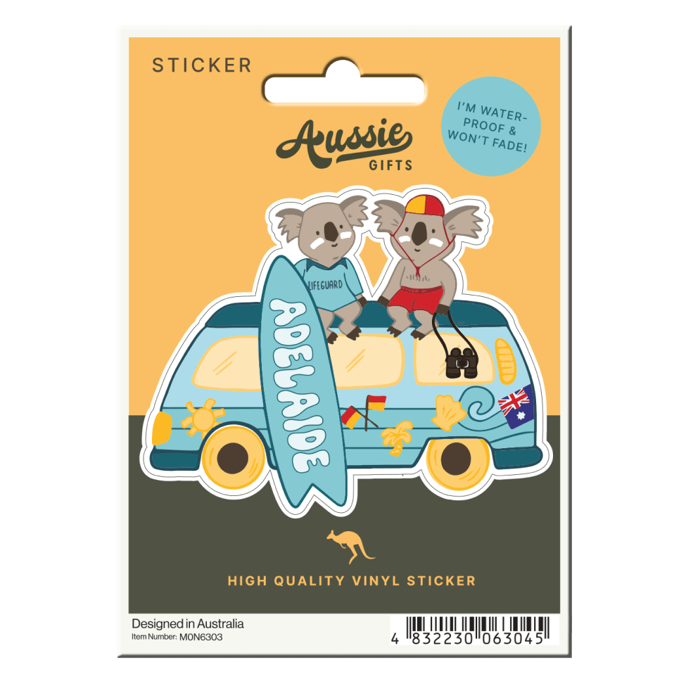 Adelaide Koala Lifeguard Sticker