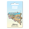Adelaide Cute Map Fridge Magnet