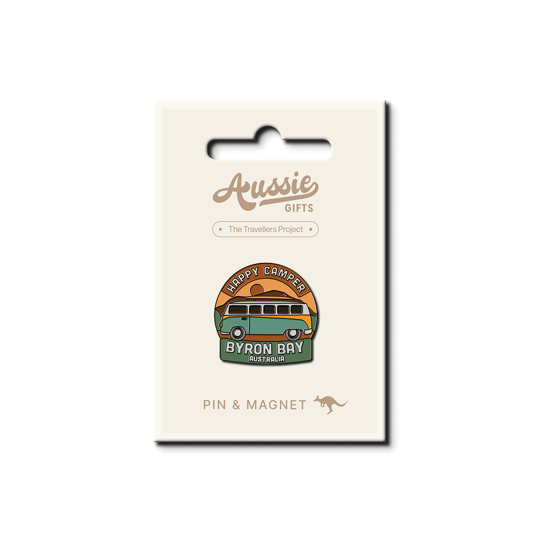 Byron Bay Combi Pin & Magnet - Aussie Gifts – Monda Pins