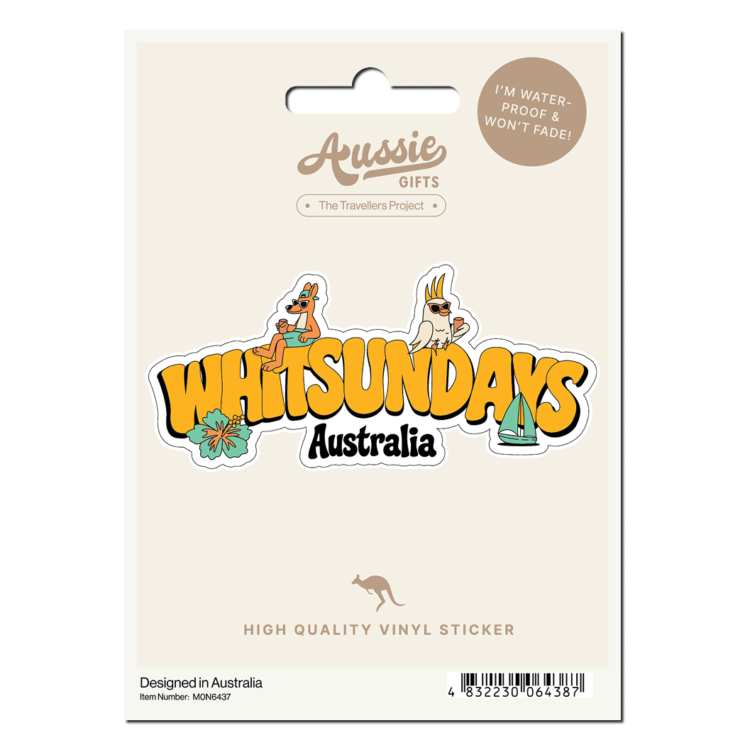 Whitsundays Beach Icons Sticker – Monda Pins