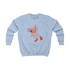 Kids Playful Koala Scuba Diving Graphic Crewneck Sweater