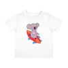 Kids Cotton Jersey Tee Shirt Surfing Koala T-Shirt
