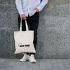 Customizable 'Meet Me In' New York Canvas Tote Bag | Add your custom city