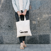 Customizable 'Meet Me In' New York Canvas Tote Bag | Add your custom city