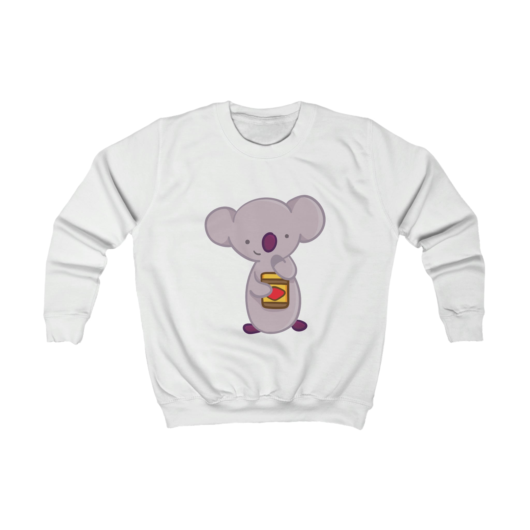 Kids Cute Vegemite Koala Graphic Crewneck Sweater