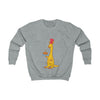 Kids Playful Kangaroo Meat Pie Graphic Crewneck Sweater