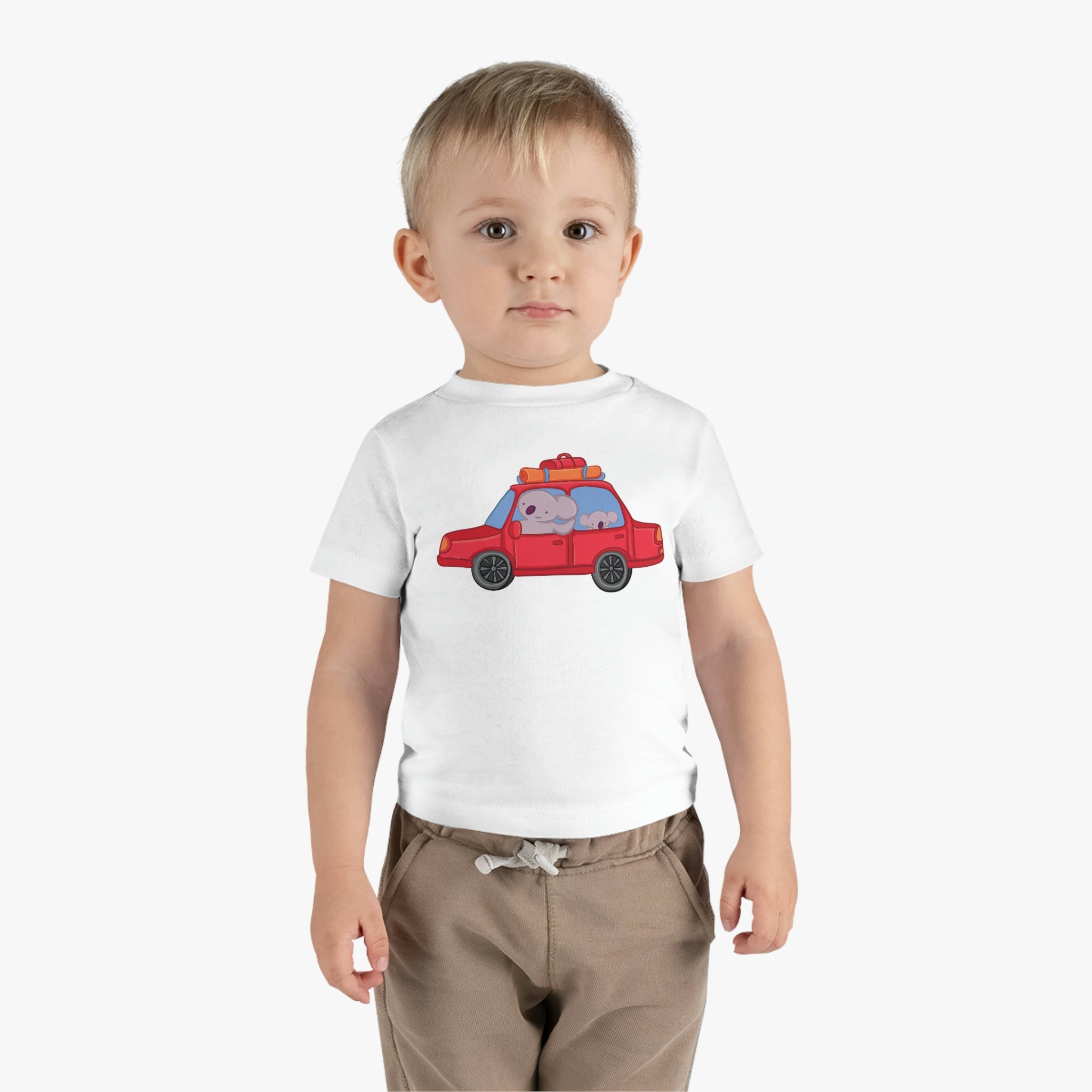 Kids Cotton Jersey Tee Shirt Roadtrip Koala T-Shirt