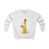 Kids Playful Kangaroo Meat Pie Graphic Crewneck Sweater