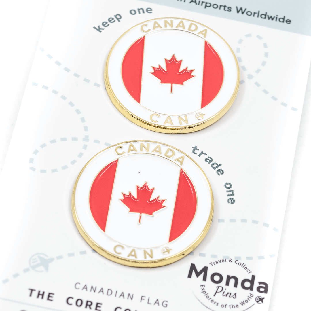 Canada Pin Collection for Travel Push Pin Map and Travel Backpack