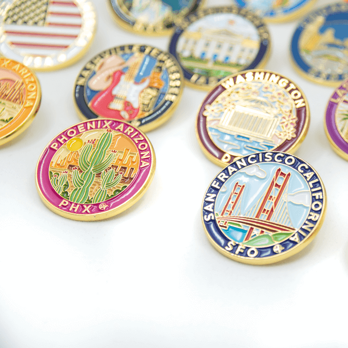 USA Pin Collection for Travel Push Pin Map and Travel Backpack