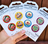 Hong Kong Pin Collection for Travel Push Pin Map and Travel Backpack