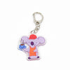 Koala Barista Keychain
