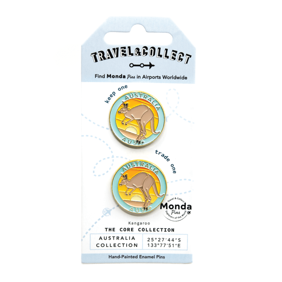 Australia Pin Collection for Travel Push Pin Map and Travel Backpack