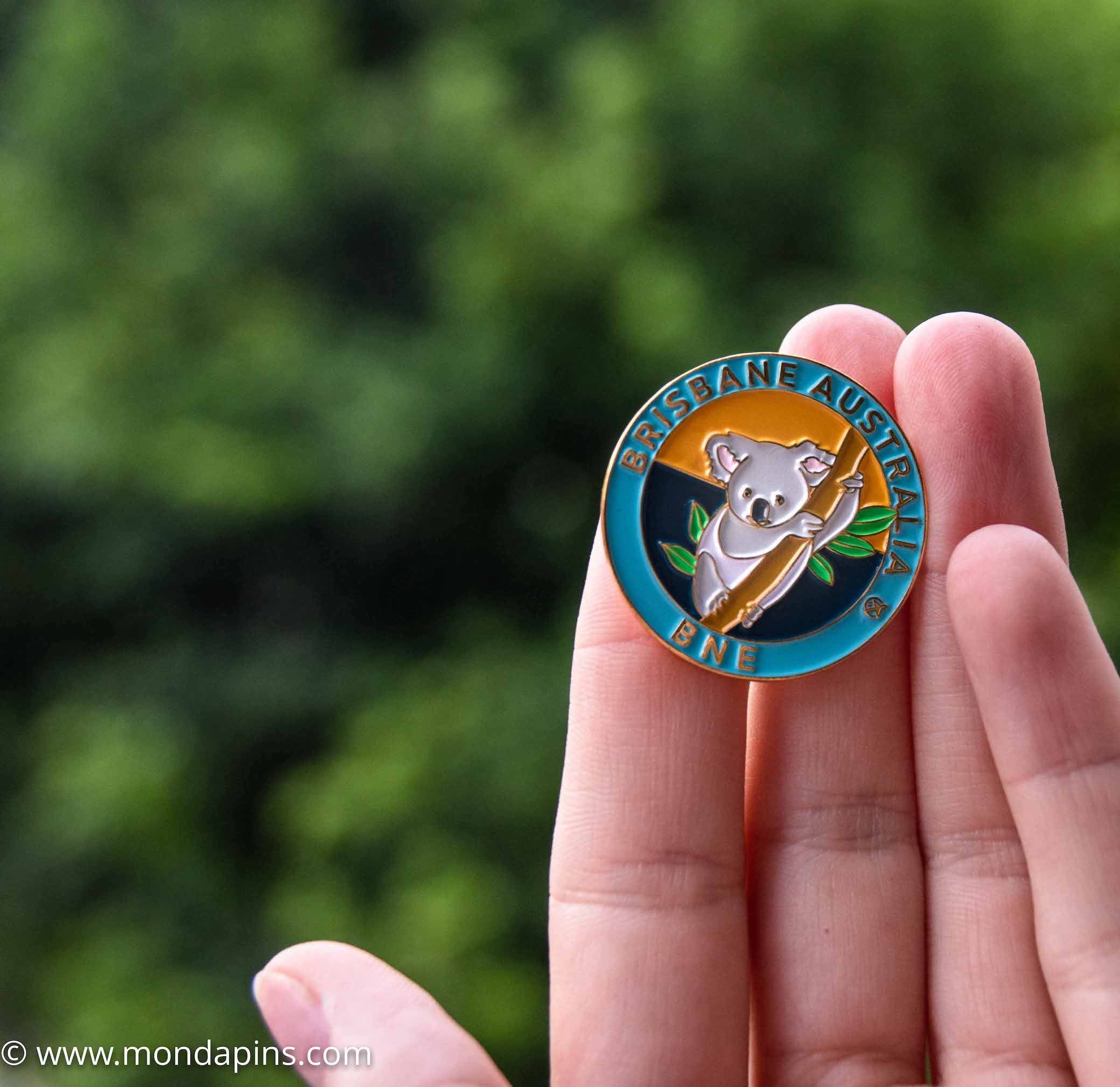Brisbane Koala Sanctuary Australia Travel Pin