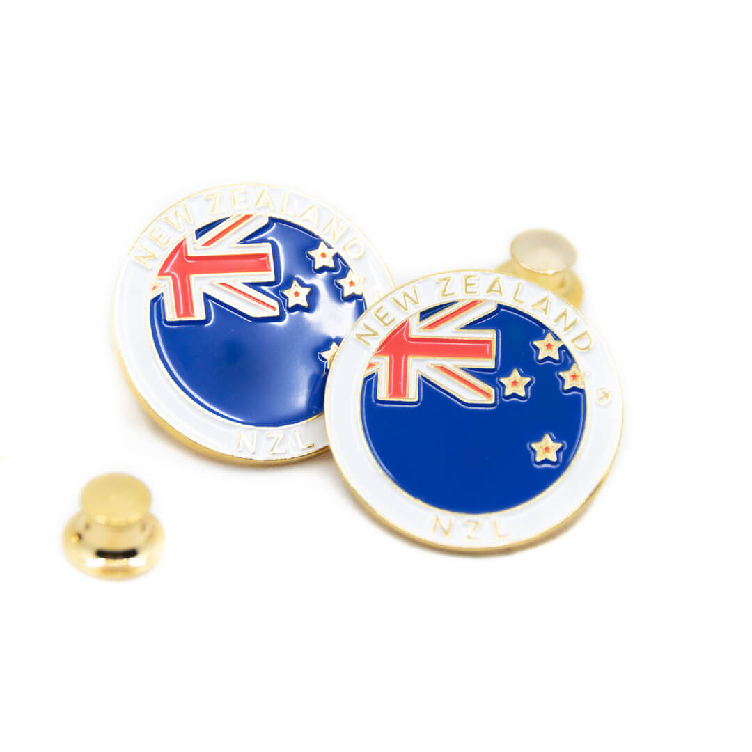 New Zealand Pin Collection for Travel Push Pin Maps and Travel Backpacks