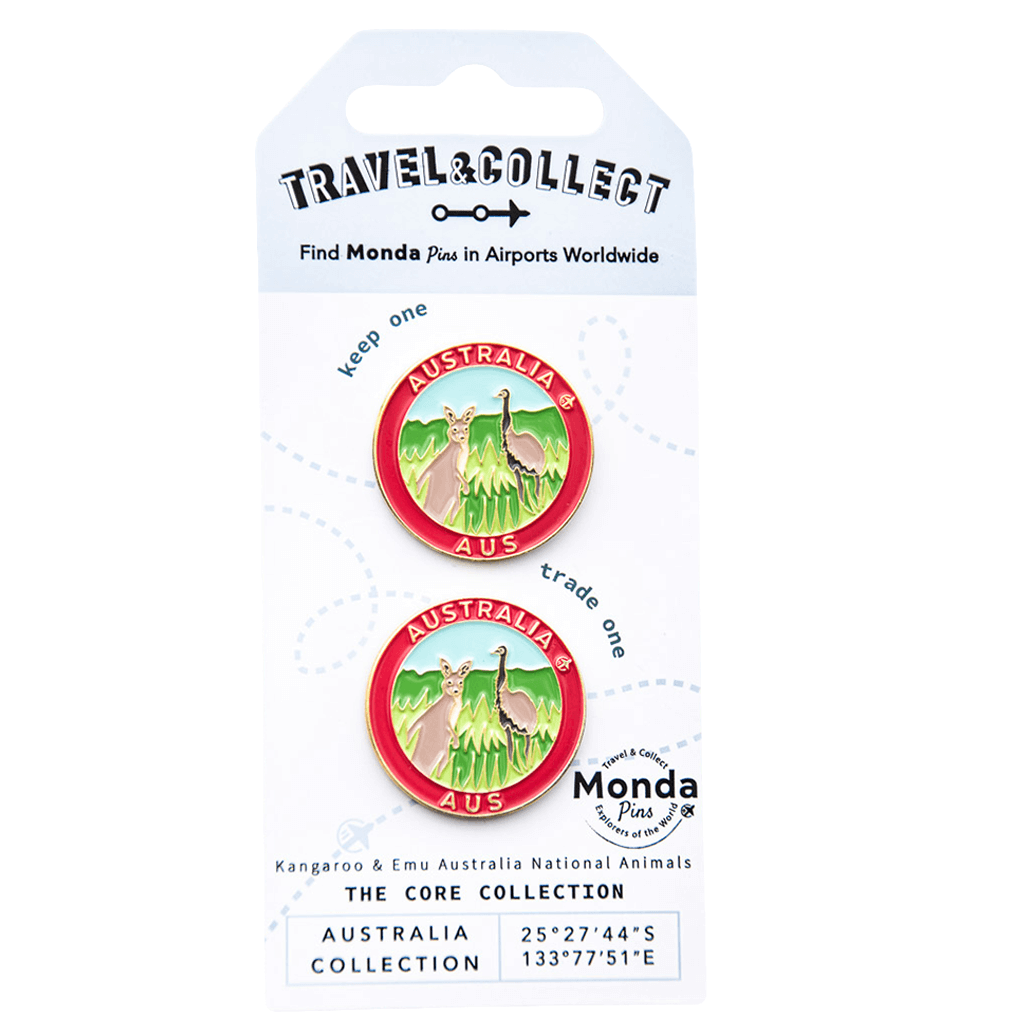 Australia Pin Collection for Travel Push Pin Map and Travel Backpack
