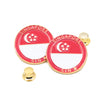 Singapore Pin Collection for Travel Push Pin Maps and Travel Backpacks
