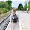 Pins on Travel Backpack. How to display your pin collection