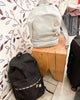 Pins on Travel Backpack. How to display your pin collection
