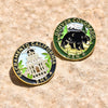 Black Bear USA Pin displayed beside Sacramento Pin Collection